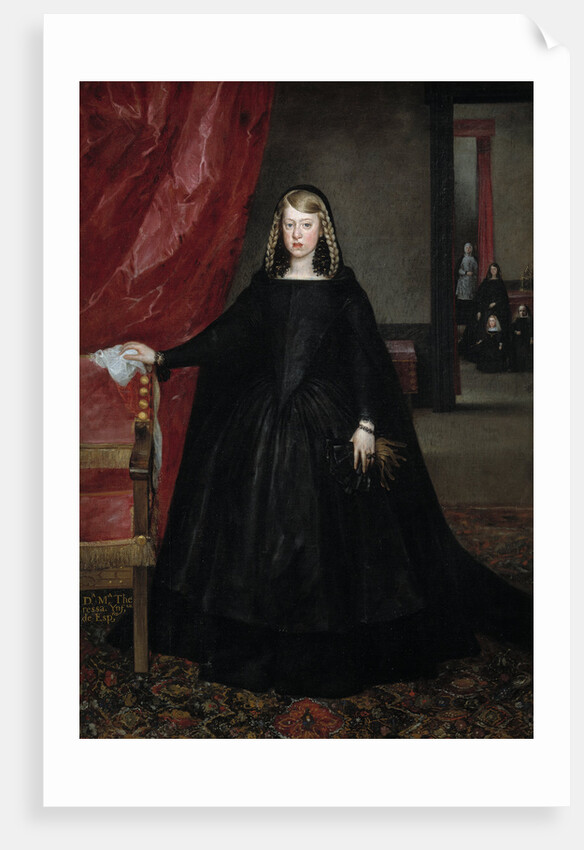 Portrait of the Infanta Margaret Theresa, ca. 1665-1667 by Juan Bautista Martínez del Mazo