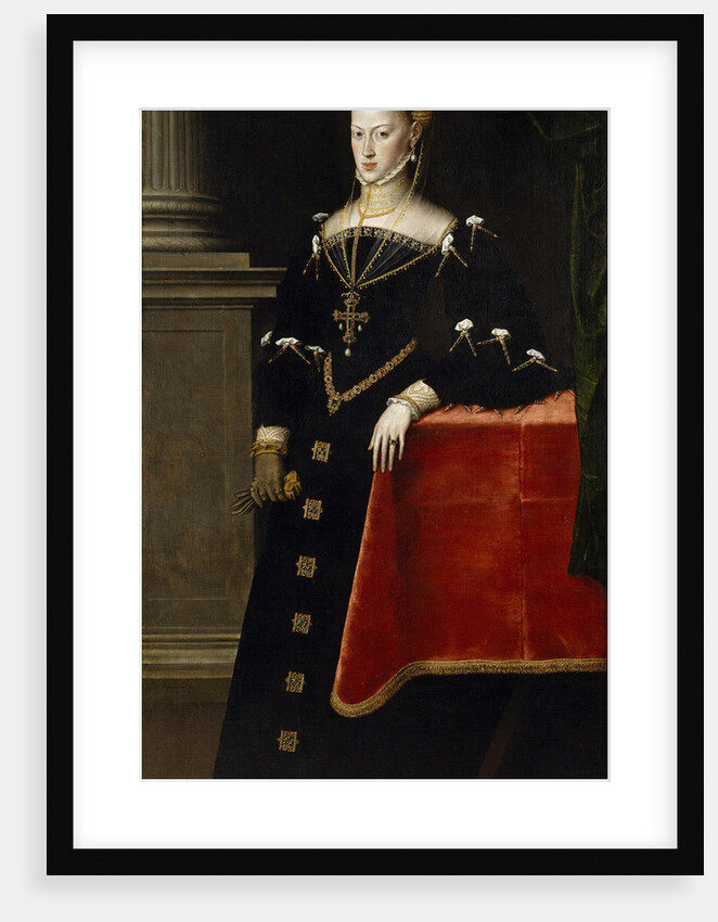 Portrait of Archduchess Maria of Austria, Holy Roman Empress, 1551 by Antonis Mor