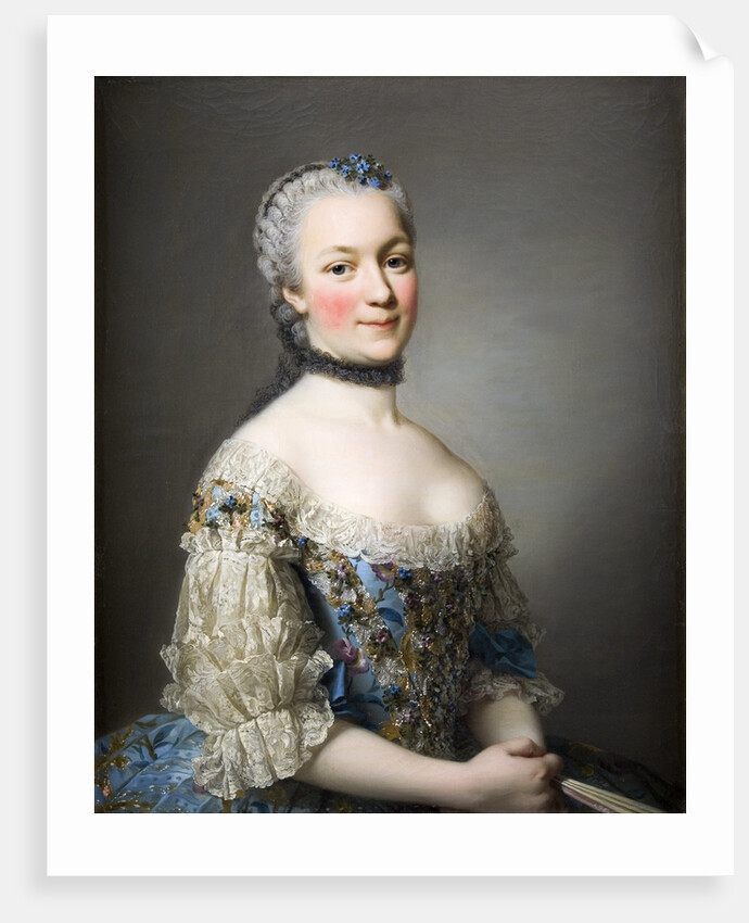 Portrait of Katarzyna Mniszech, née Zamoyska, 1753 by Alexander Roslin