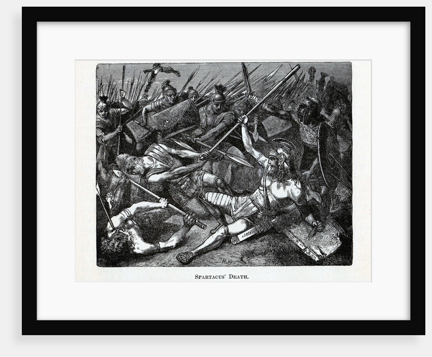 Spartacus Death, 1882 by Anonymous