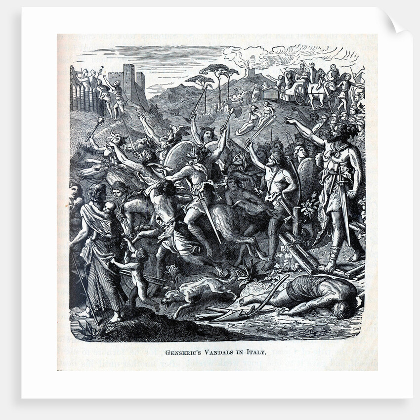 Genserics Vandals in Italy, 1882 by Anonymous