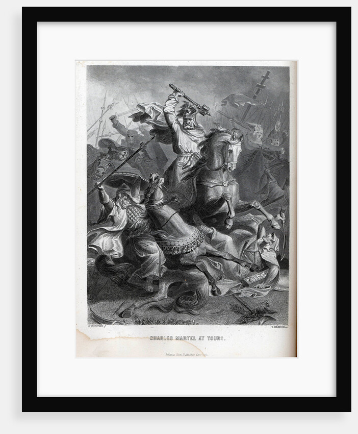 Charles Martel at Tours, 1882 by Georg Bleibtreu