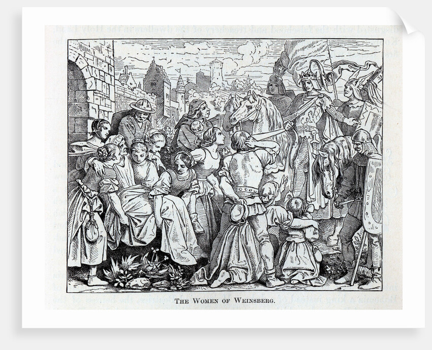 The Women of Weinsberg, 1882 by Anonymous