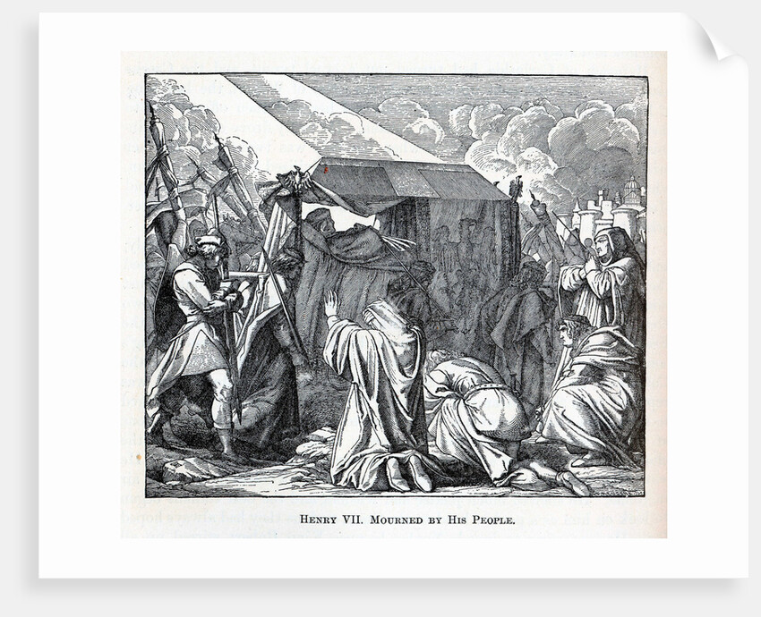 Henry VII Mourned by His People, 1882 by Fedor Reusche