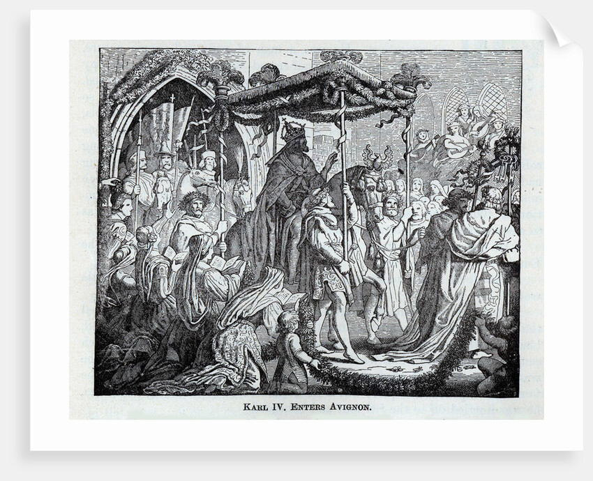 Karl IV Enters Avignon, 1882 by Anonymous