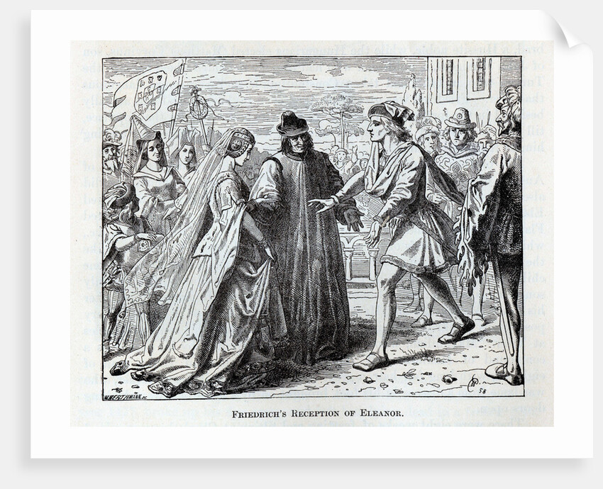 Friedrichs Reception of Eleanor, 1882 by Wilhelm Werthmann