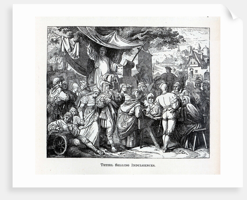 Tetzel Selling Indulgences, 1882 by Anonymous