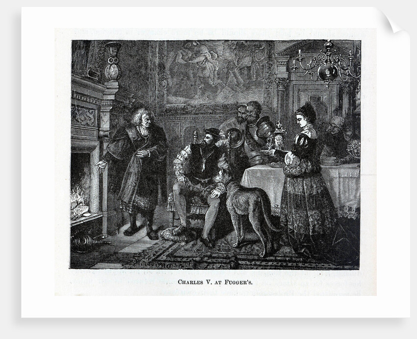 Charles V at Fuggers, 1882 by Anonymous