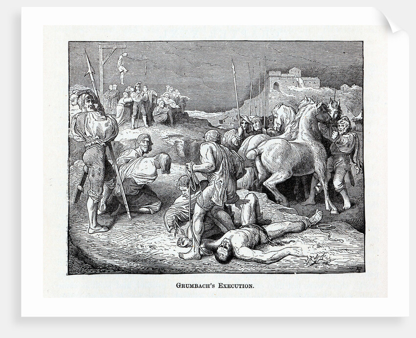 Grumbachs Execution, 1882 by Anonymous