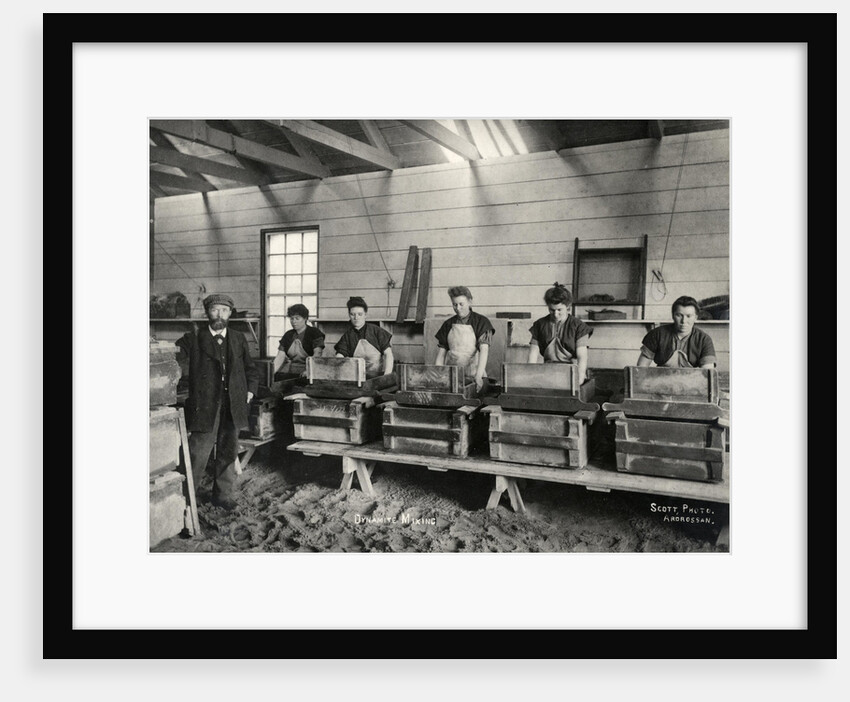 Dynamite mixing, Ardrossan, 1897 by Anonymous