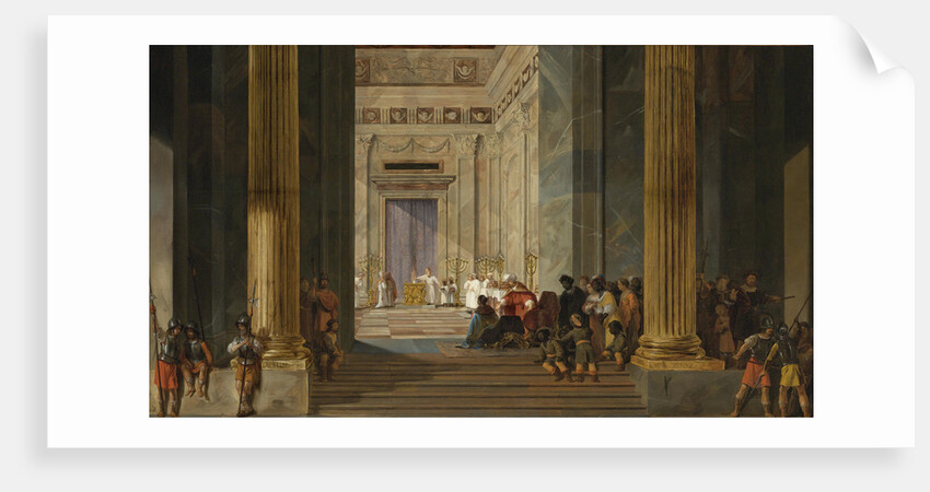 The Queen of Sheba before the Temple of King Solomon in Jerusalem, ca 1630-1634 by Salomon de Bray