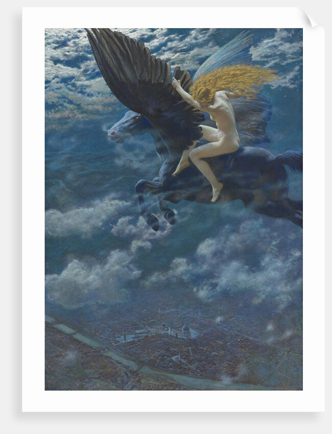 Dream Idyll (A Valkyrie), c. 1902 by Edward Robert Hughes