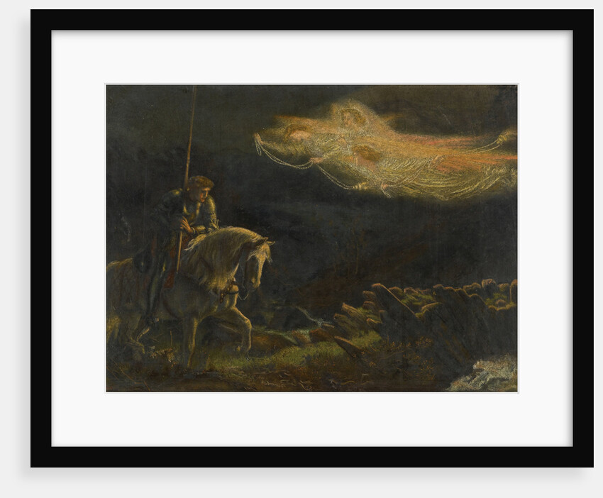 Sir Galahad. The Quest for the Holy Grail by Arthur Hughes