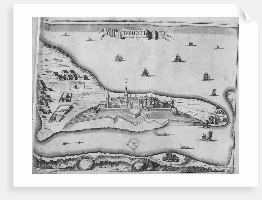 View of the Siege of Pärnu on August 1710, 1715 by Pieter Pickaert