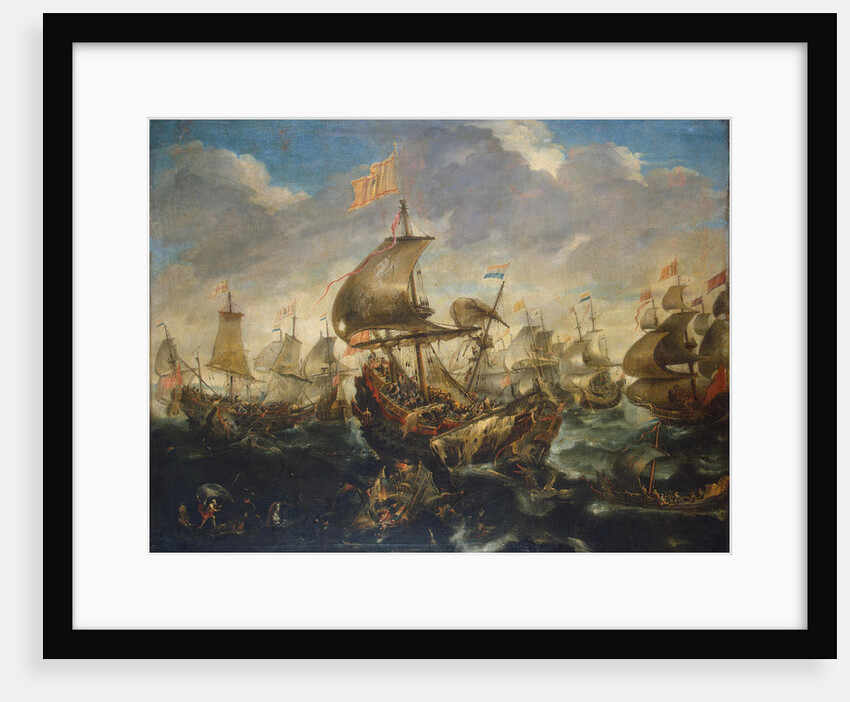 The Battle of Haarlemmermeer on May 26, 1573, 1620s by Andries van Eertvelt