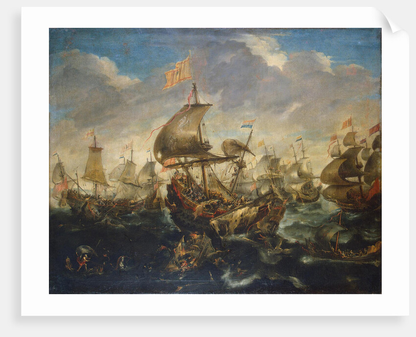 The Battle of Haarlemmermeer on May 26, 1573, 1620s by Andries van Eertvelt