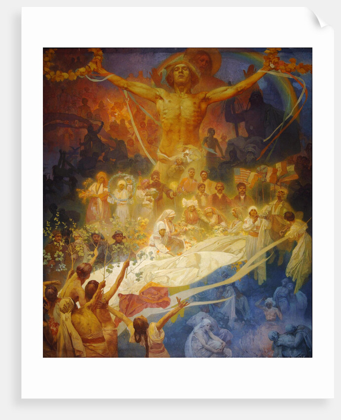 Apotheosis of the Slavs. Slavs for Humanity, 1926 by Alfons Marie Mucha