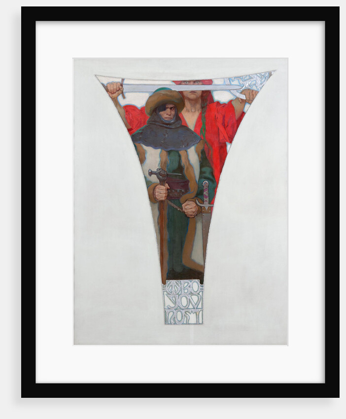 John Zizka, 1911 by Alfons Marie Mucha