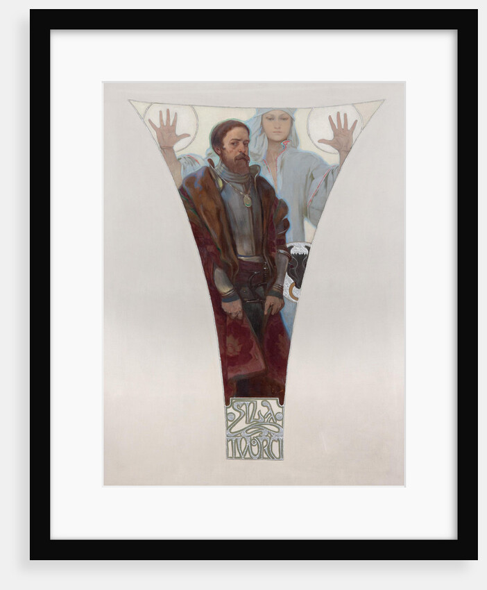 John of Pernstein, 1911 by Alfons Marie Mucha