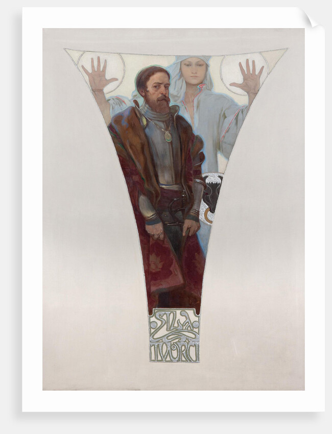 John of Pernstein, 1911 by Alfons Marie Mucha
