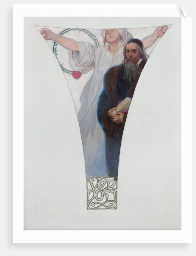 John Amos Comenius, 1911 by Alfons Marie Mucha