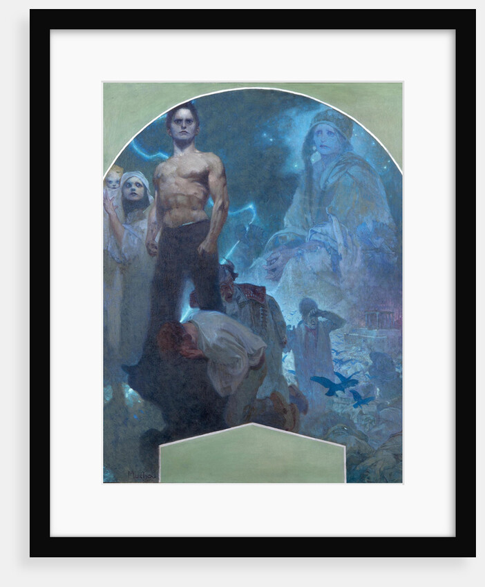 By ones own strength II, 1911 by Alfons Marie Mucha