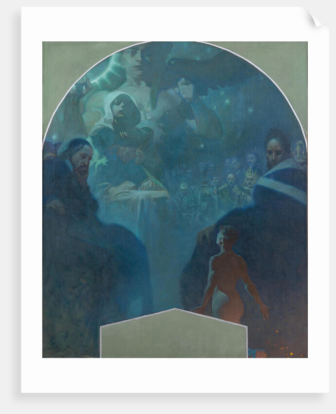 By ones own strength III, 1911 by Alfons Marie Mucha