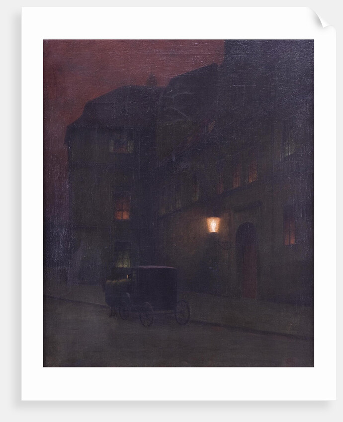 The coach, c. 1900 by Jakub Schikaneder