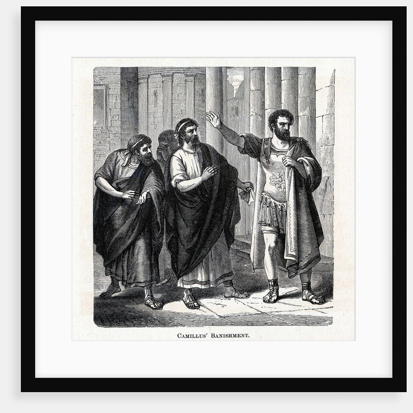 Camillus Banishment, 1882 by Anonymous