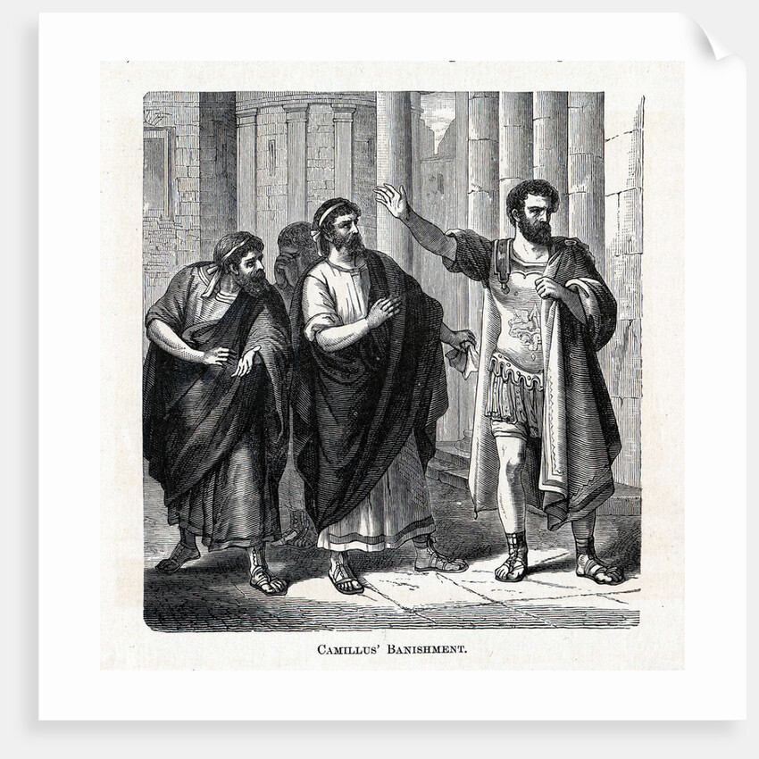 Camillus Banishment, 1882 by Anonymous