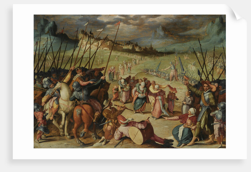The faithful wives of Weinsberg by Isaac Claesz. van Swanenburg