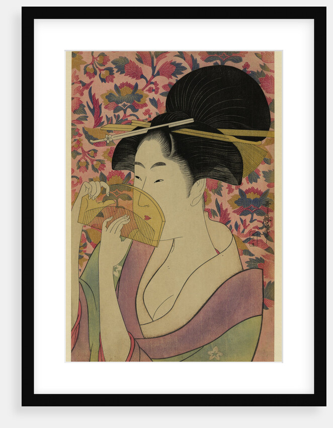 Transparent Comb, 1780s by Kitagawa Utamaro