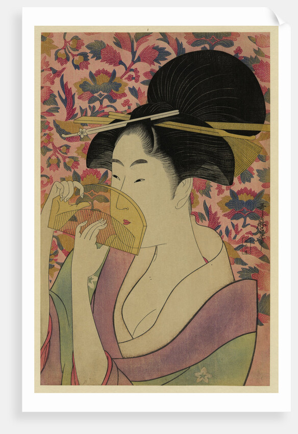 Transparent Comb, 1780s by Kitagawa Utamaro