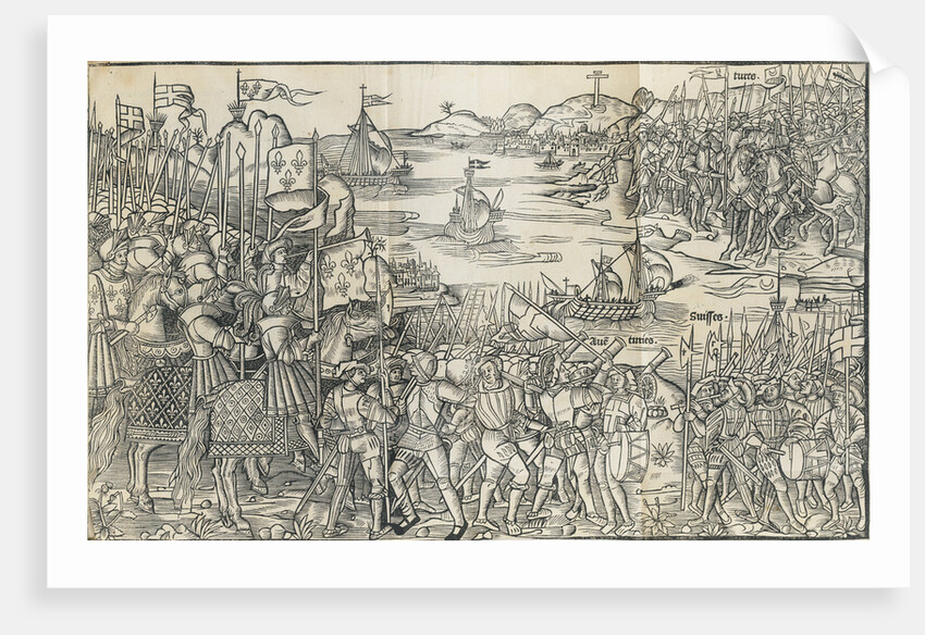 Illustration from Peregrinatio in terram sanctam (Journey to the Holy Land) by Bernhard von Breidenb by Erhard Reuwich