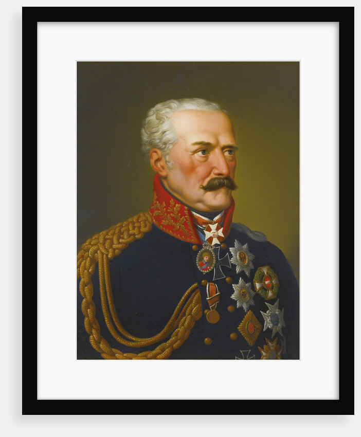 Portrait of Gebhard Leberecht von Blücher, Prince of Wahlstatt by Eduard Ströhling