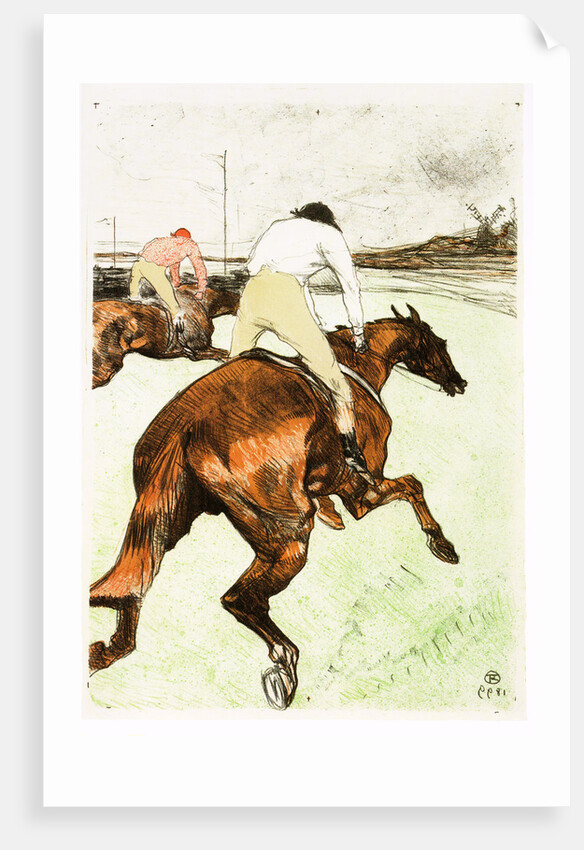 Le Jockey, 1899 by Henri de Toulouse-Lautrec