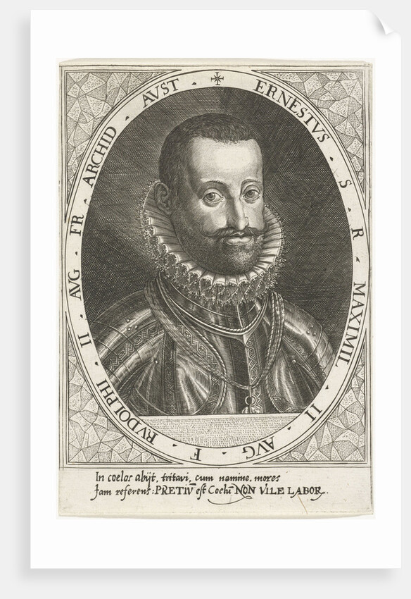 Portrait of Archduke Ernest of Austria, ca 1595-1597 by Dominicus Custos