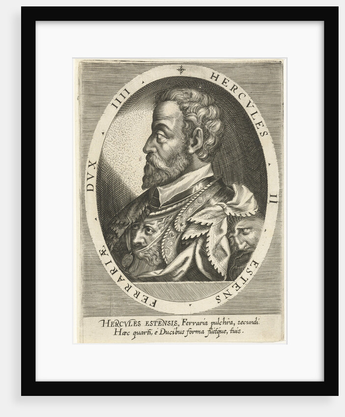 Ercole II dEste, Duke of Ferrara, Modena and Reggio, ca. 1600 by Dominicus Custos