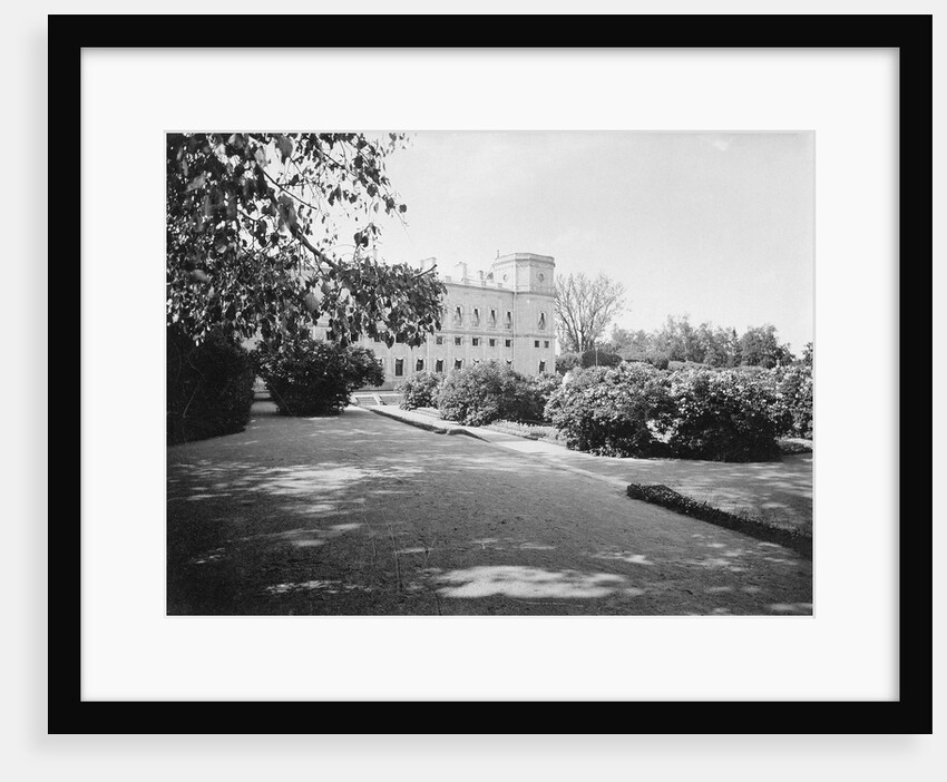 Garden by the Arsenal Square of the Gatchina Palace, 1890s by Anonymous