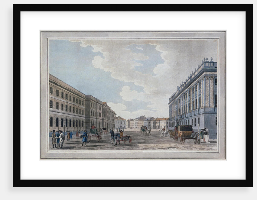 View of a Millionnaya Street and the Marble Palace Through the Field of Mars, 1790 by Thomas Malton the Elder
