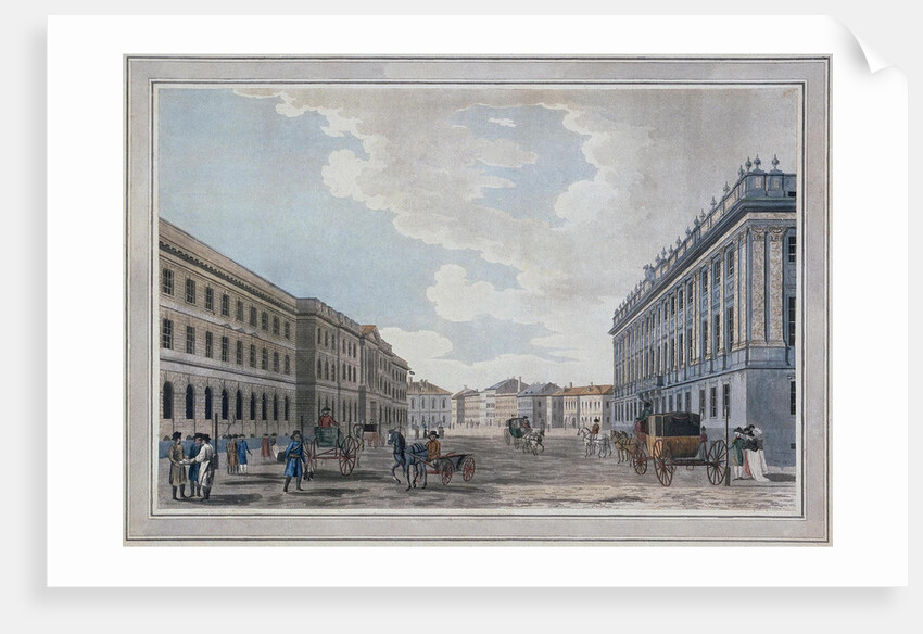 View of a Millionnaya Street and the Marble Palace Through the Field of Mars, 1790 by Thomas Malton the Elder