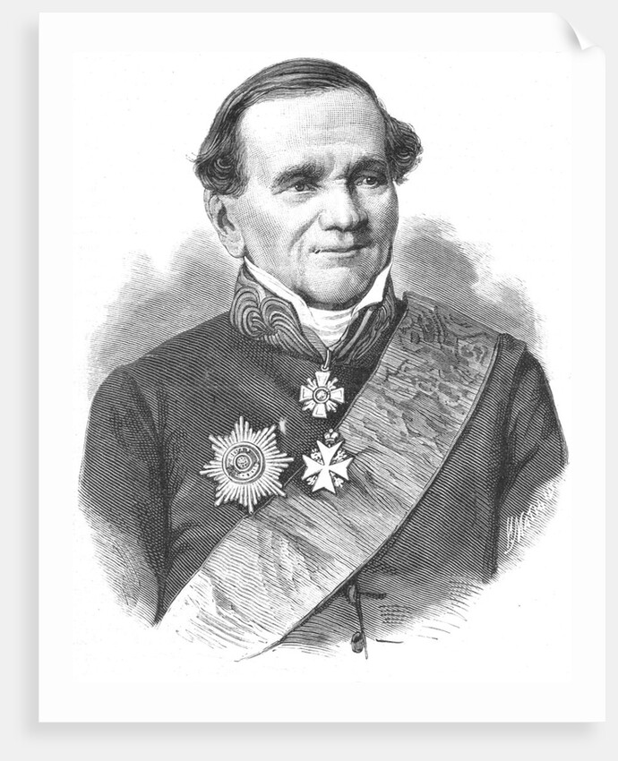 Fyodor Nikolayevich Glinka by Ivan Ivanovich Matyushin