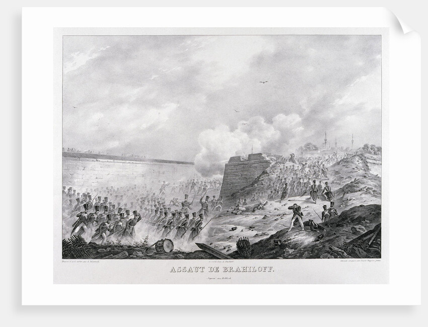 The storming the Brailov fortress on June 15, 1828, 1829 by Karl Petrovich Beggrov