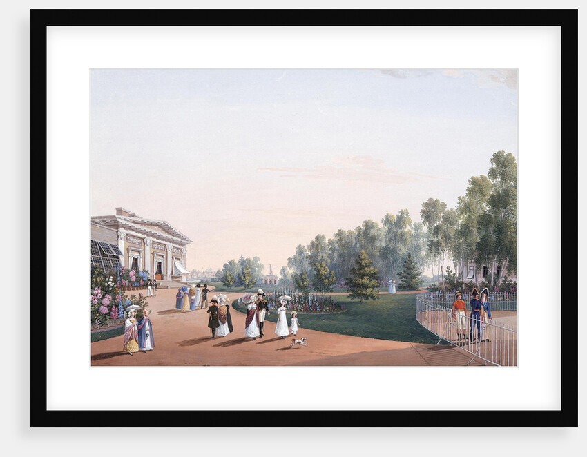 The View of the Park near the Yelagin Palace, 1823 by Karl Petrovich Beggrov