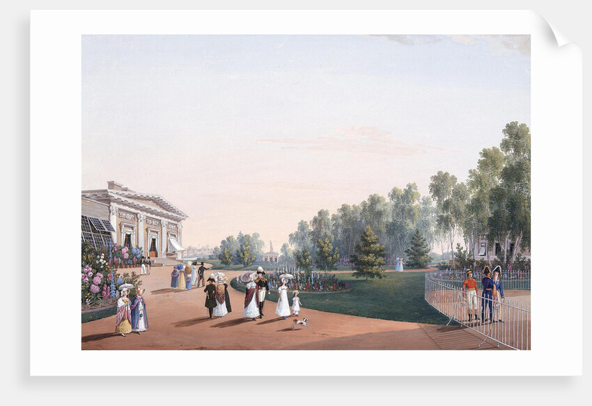 The View of the Park near the Yelagin Palace, 1823 by Karl Petrovich Beggrov