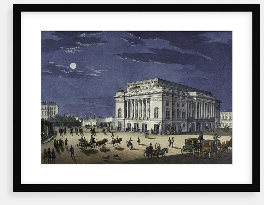 The Alexandrinsky Theatre in Saint Petersburg, First half of the 19th cent by Karl Petrovich Beggrov