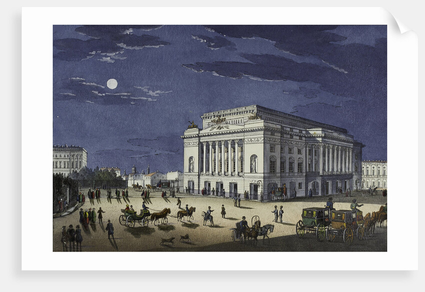 The Alexandrinsky Theatre in Saint Petersburg, First half of the 19th cent by Karl Petrovich Beggrov