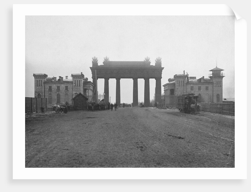 The Moscow Triumphal Gate in St. Petersburg, 1890s by Karl Karlovich Bulla