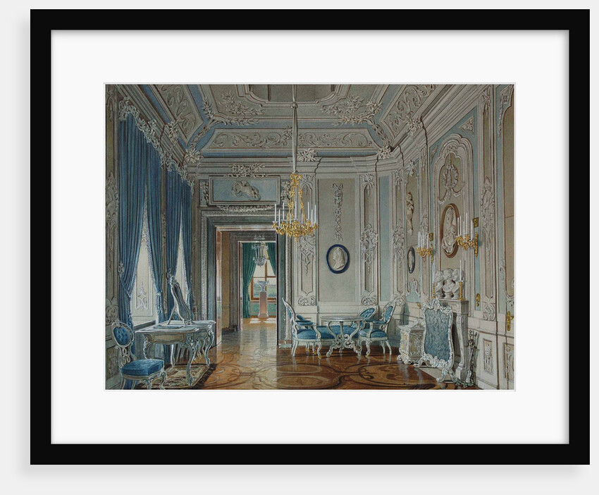 Dressing Room of the Empress Maria Feodorovna at the Gatchina Palace by Eduard Hau