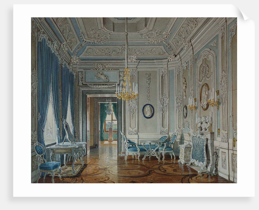 Dressing Room of the Empress Maria Feodorovna at the Gatchina Palace by Eduard Hau